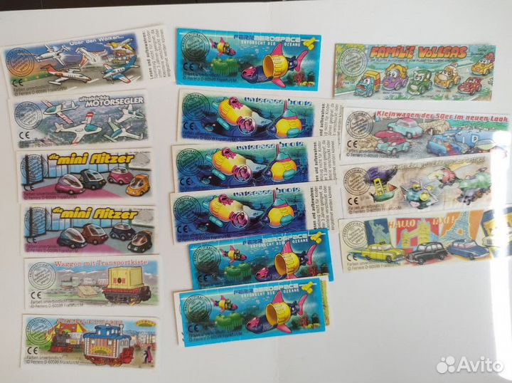 Вкладыши киндер-1