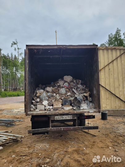Вывоз строительного мусора. Газель