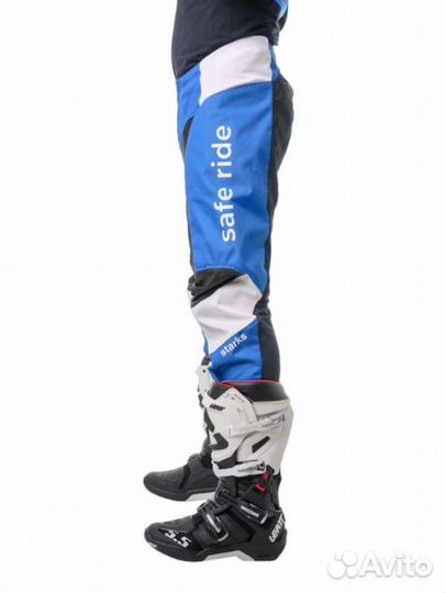 Мотоштаны Starks Phoenix (Синий/Черный, 34)