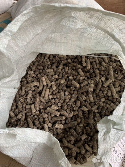 Сухой жом, гранулированный