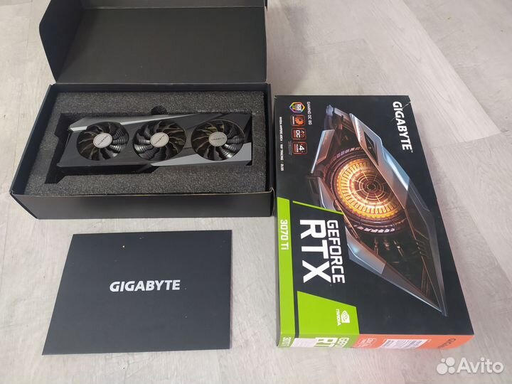 Видеокарту RTX 3070ti