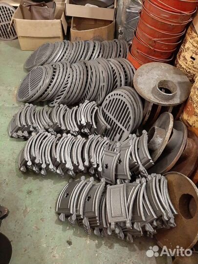 Колосник чугунный 310 мм для буржуйки