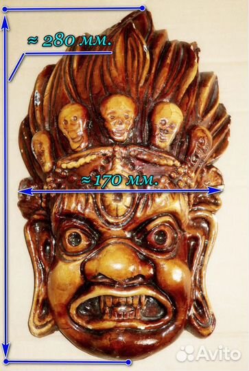 Маска гипсовая СССР