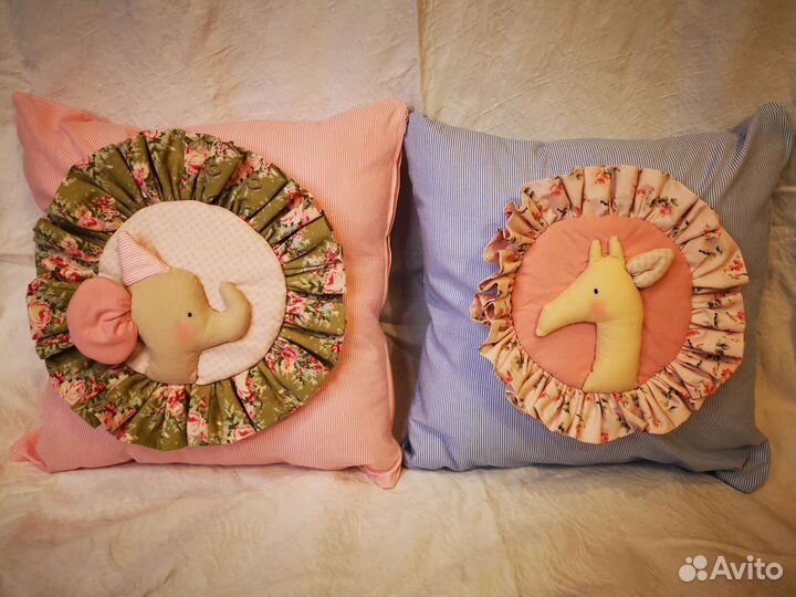Подушки в детскую в стиле тильда