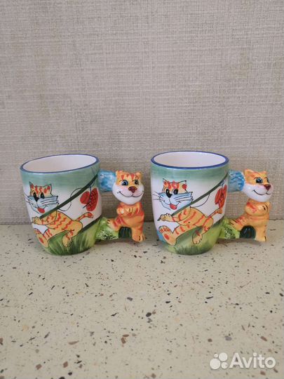 Кружка с ручкой Котик