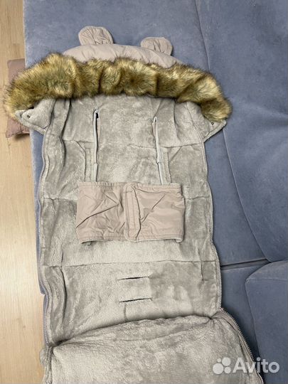 Зимний конверт в коляску