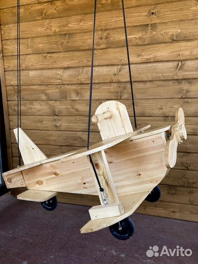 Самолет качели,машинка, интерьерная модель