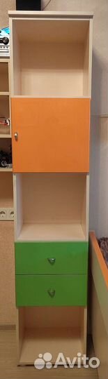 Стеллаж для детской Дятьково, коллекция Октавия