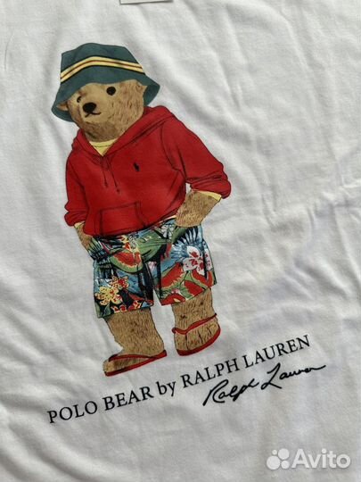 Свитшот лонгслив Polo bear Ralph Lauren ориг XL