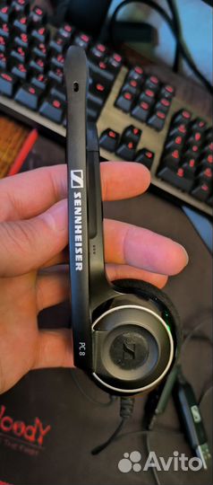 Проводные наушники Sennheiser PC8 черный