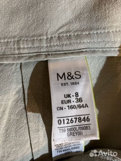 Шорты женские лен вискоза