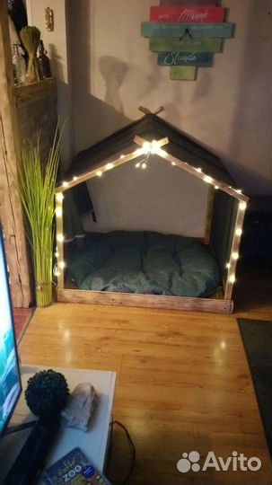 Лежанка домик для собачки, собаки