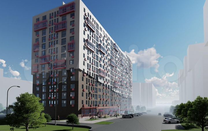 1-к. квартира, 33,4 м², 2/14 эт.