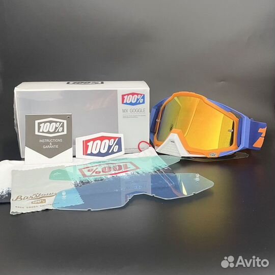 Очки для мотокросса 100