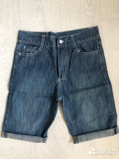 Шорты джинсовые на мальчика 134-140