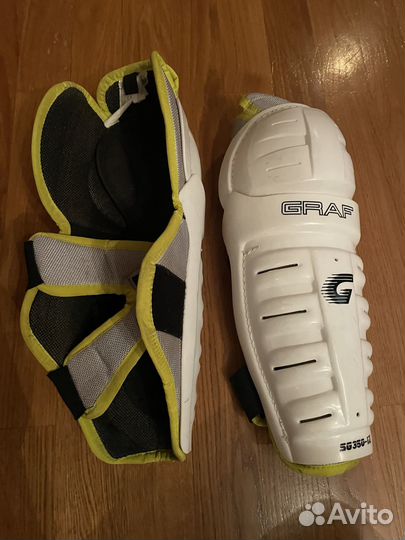 Щитки хоккейные защита голени