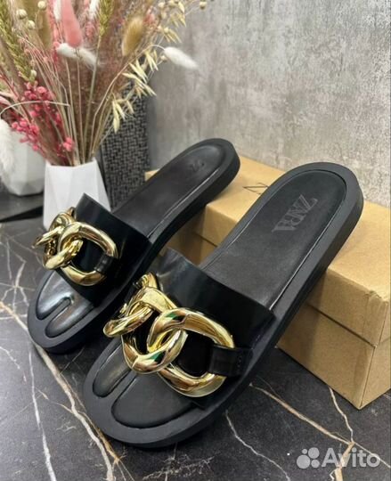 Шлёпанцы Zara