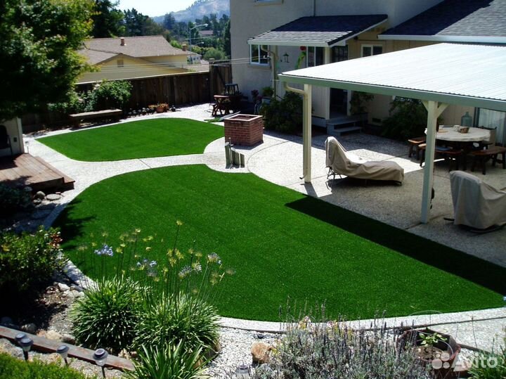 Рулонный газон от производителя - укладка