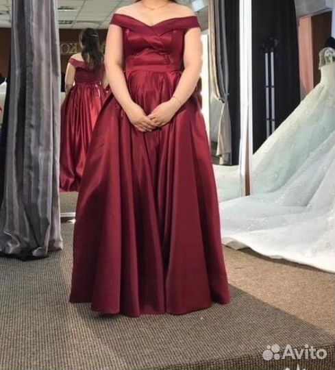 Вечернее платье в пол 50 размер