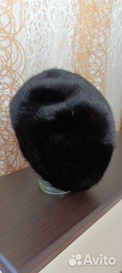 Берет женский норковый 58 размер