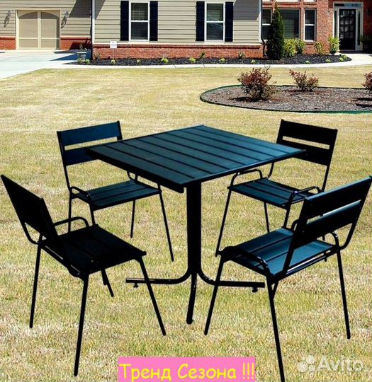 Стол Фьюжн 2 арт.П7.12.00 черный