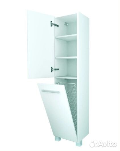 Пенал Соната 35Н 2д.б/к Белый глянец R