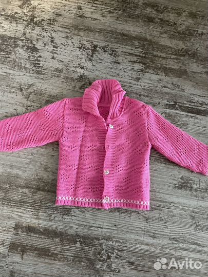 Вязаный костюм детский