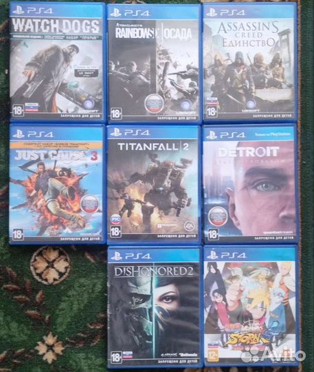 Обмен диски для Sony PS4