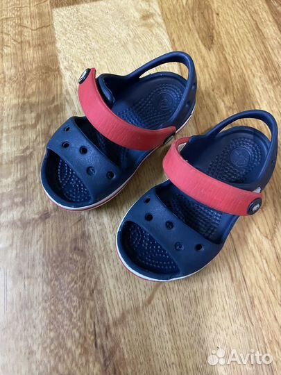 Детские сандали резиновые Crocs C6 оригинал