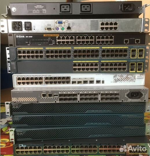 Коммутационное оборудование HP,Cisco,D-link