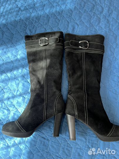 Сапоги женские 40 размер кожаные