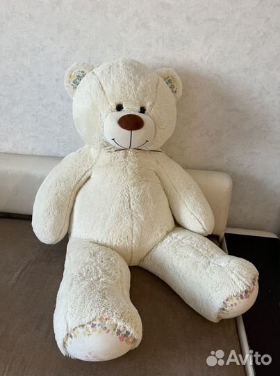 Плюшевый медведь большой мягкий