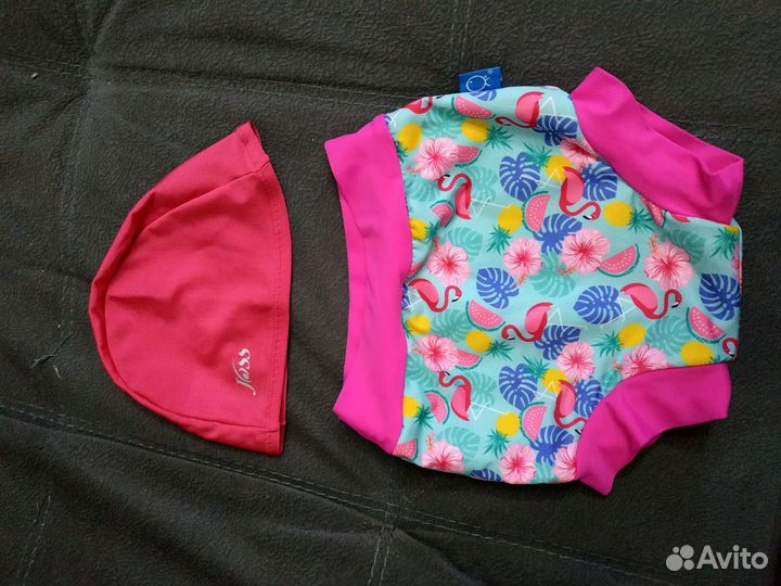Купальные трусики для малышей + шапочка