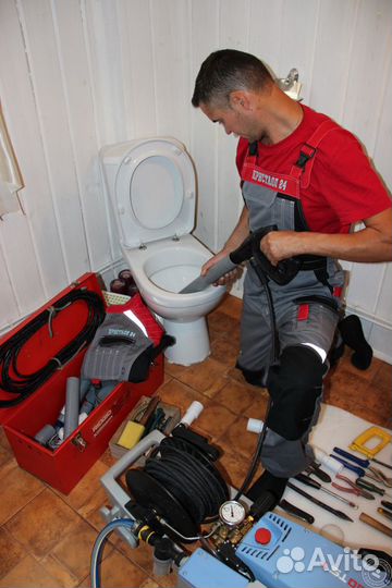 Устранение засоров / Прочистка канализации