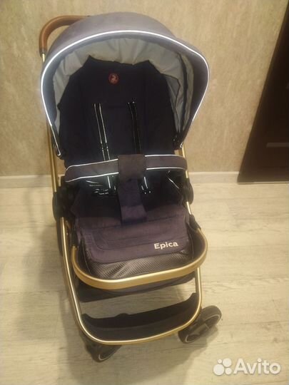 Прогулочная коляска с перекидной ручкой бу
