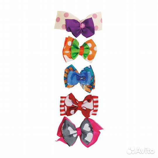 Бантики на резинке Artero ассорти, 10 шт