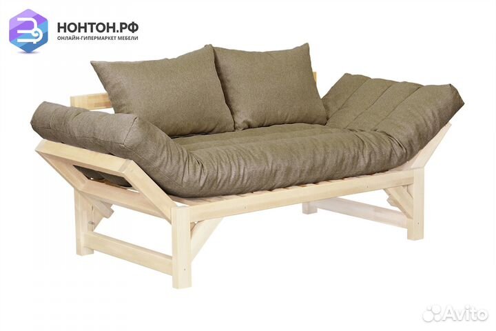 Диван кушетка Амбер-2 светло-коричневый