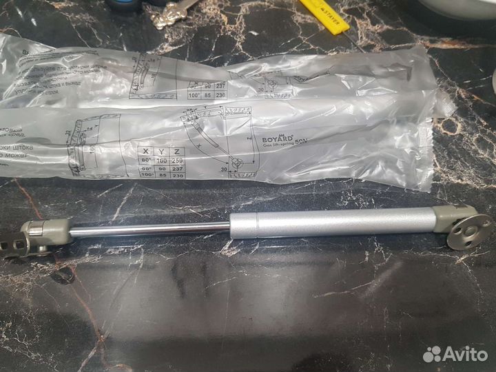 Газлифт мебельный 2 штуки 50N