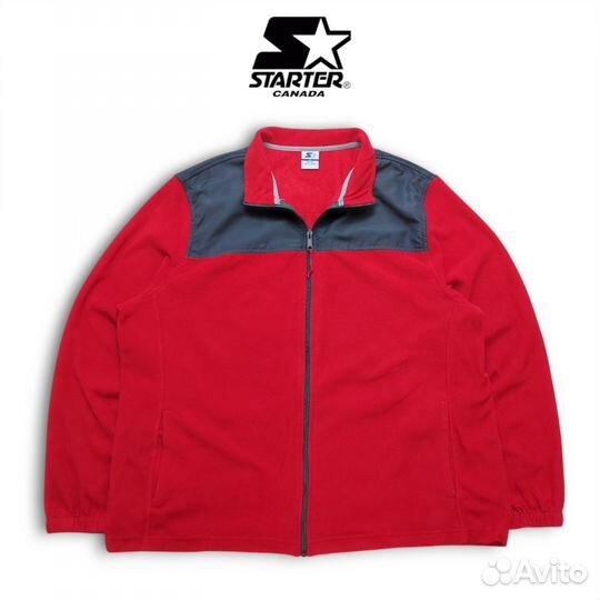 Starter винтажная флисовая кофта