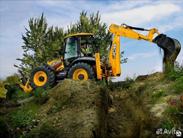 Услуги Экскаватора погрузчика jcb 4cx