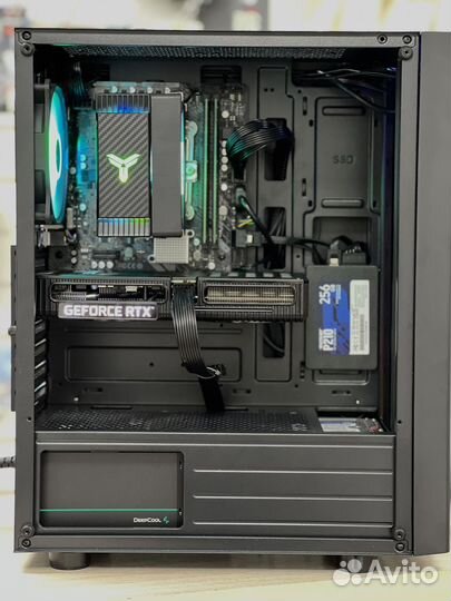 Новый пк для игр / i3-12100, RTX, 16GB / Гарантия
