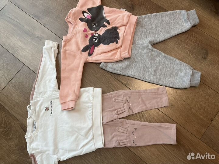 Вещи пакетом для девочки 80 86 H&M reserved