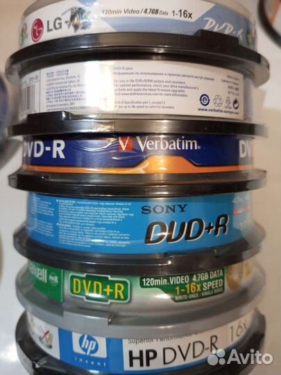 Новые диски DVD-R/DVD-RW