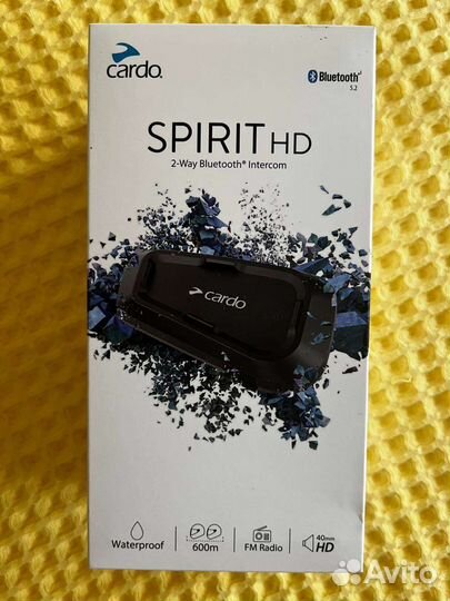 Мотогарнитура cardo Spirit HD single