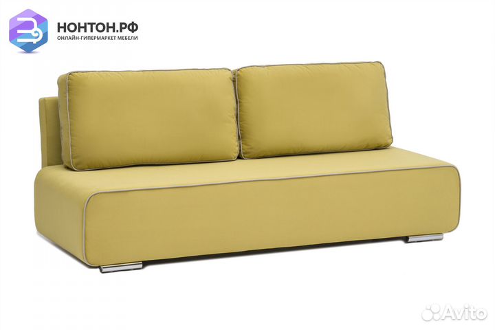 Диван еврокнижка Нео горчичный