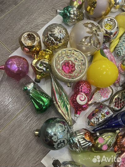 Елочные игрушки СССР