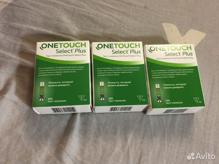 Тест полоски one touch select plus 4 шт