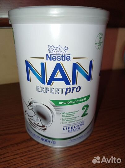 Нан кисломолочный 2