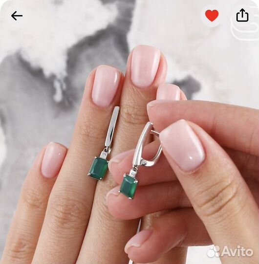 Серьги и кольцо
