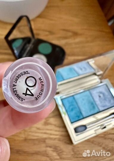 Тени и блеск для губ - Пакетом